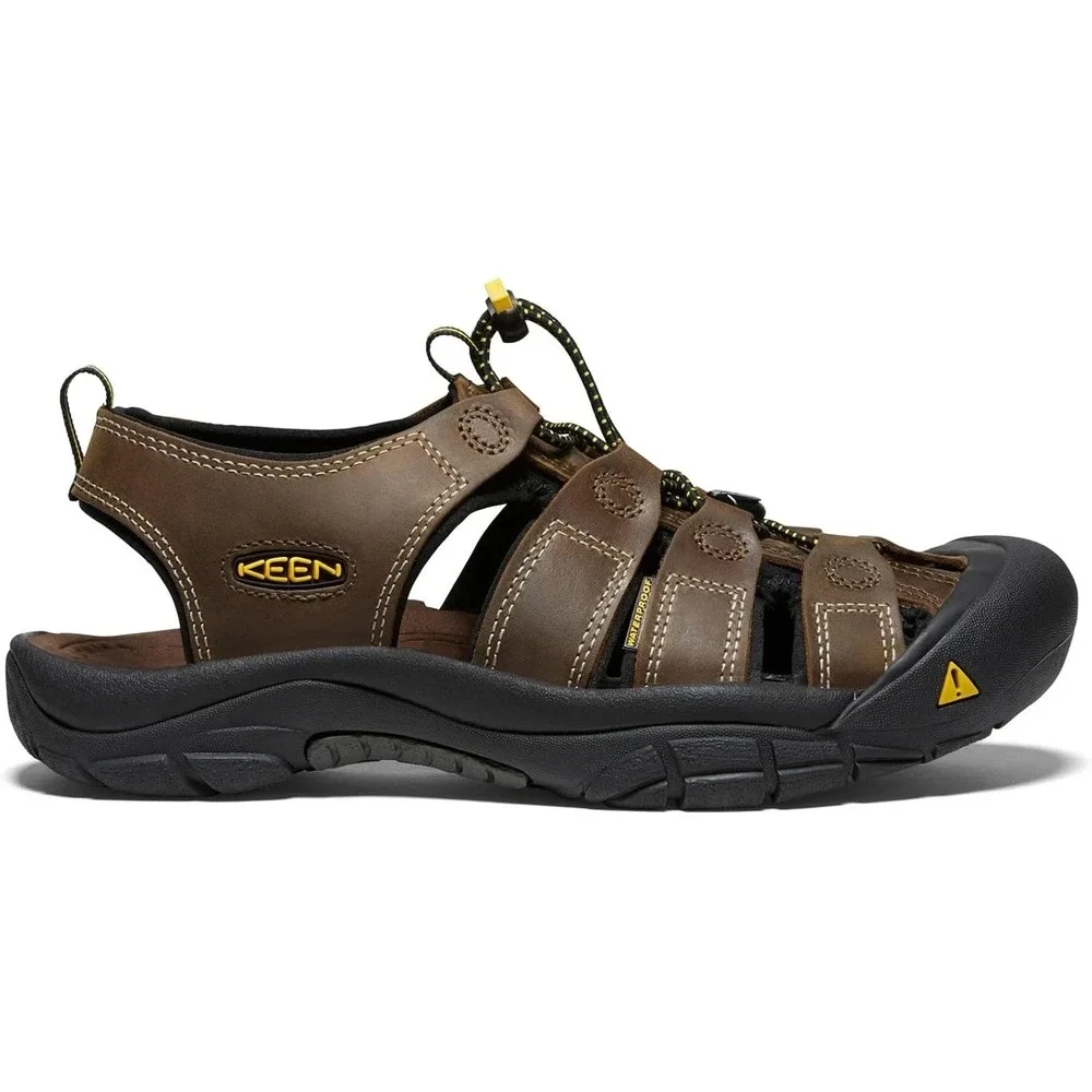 Keen Newport Mens Size 12 Bison/Brown Sandals Fisherman Leather NEW